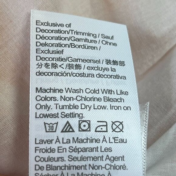 J Crew Shell Pattern Dress Size 8 Puffl Cleeve Twist Front  Peasant Cottagecore - Picture 11 of 14